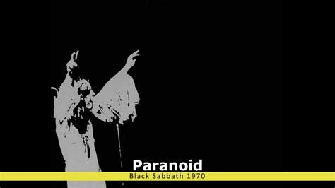 paranoid lyrics